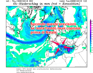 Neve prima di Natale?
