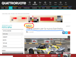 dallara quattro ruote