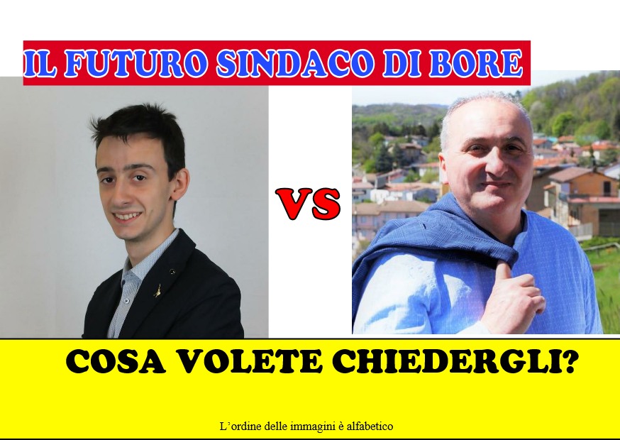 DOMANDE PER IL SINDACO bore