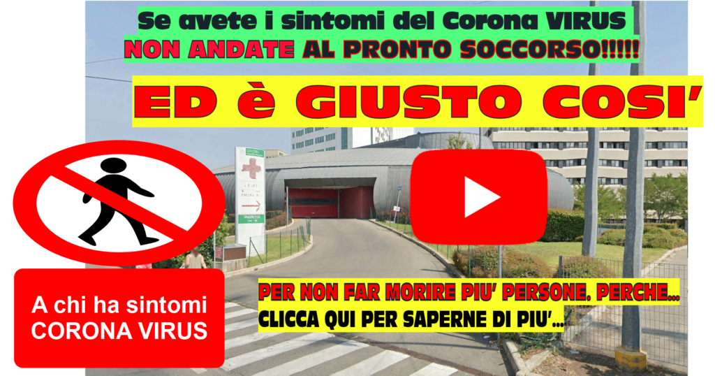 NON SINTOMI CORONA VIRUS al ps