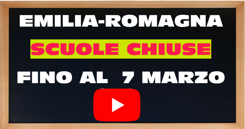 scuole chiues sono al 7 maro