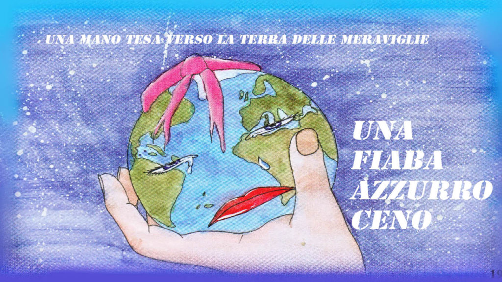 Una mano tesa verso la terra delle meraviglie logoterra