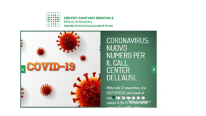 cambio numero tel ausl covid
