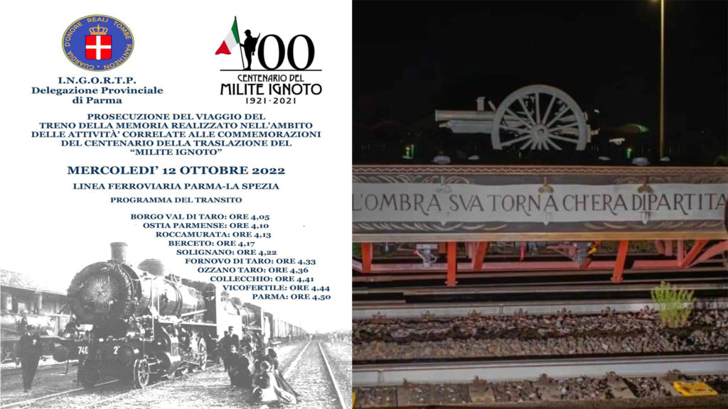 Fonovo passaggio treno milite ignoto