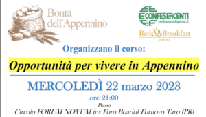 vivere in appennino stage
