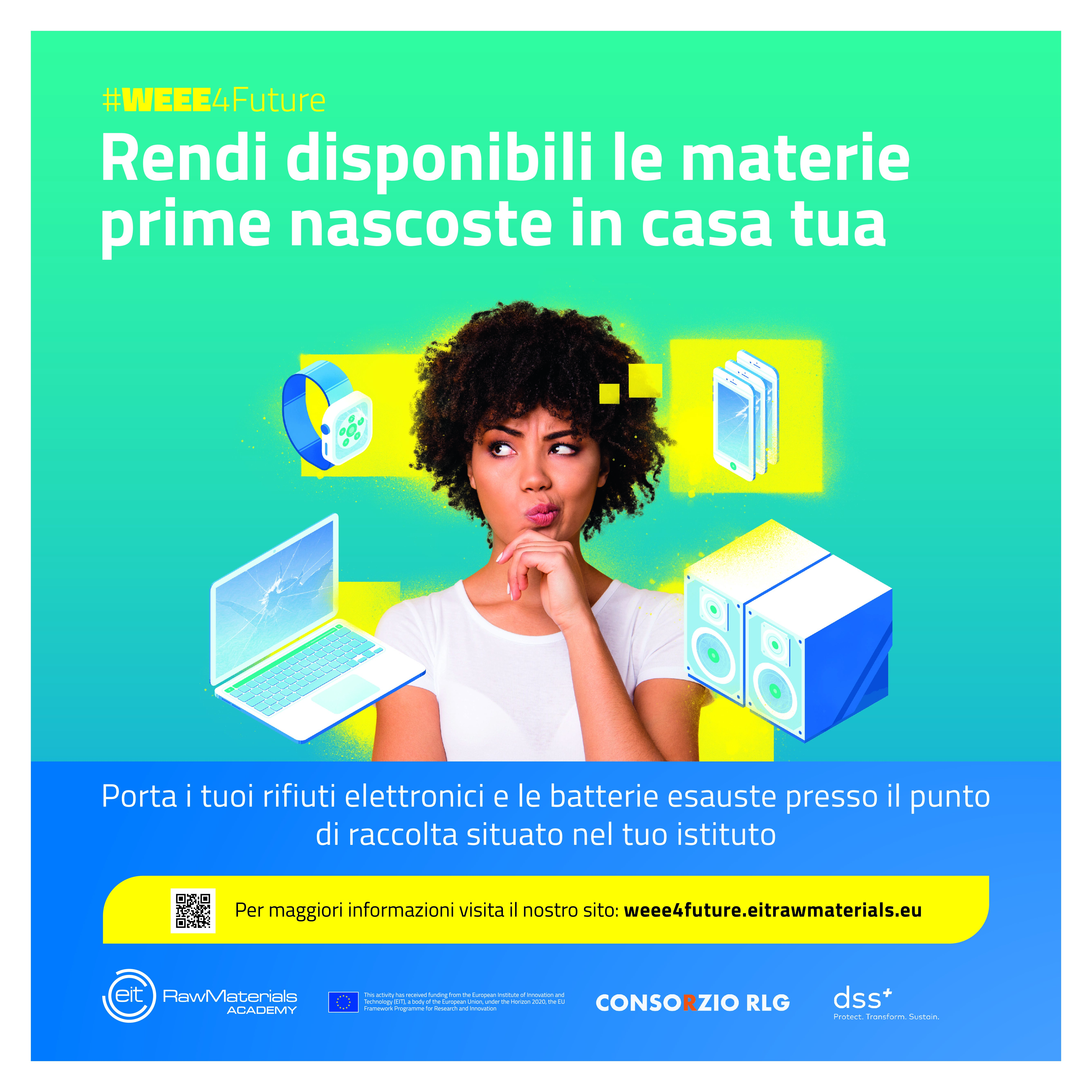 Progetto WEEE4FUTURE: sensibilizzazione sulla raccolta dei rifiuti elettrici ed elettronici