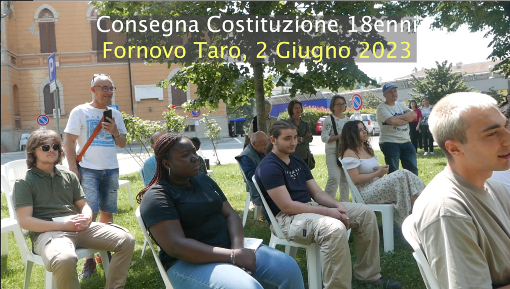 fornovo consegna costituzione 18 enni