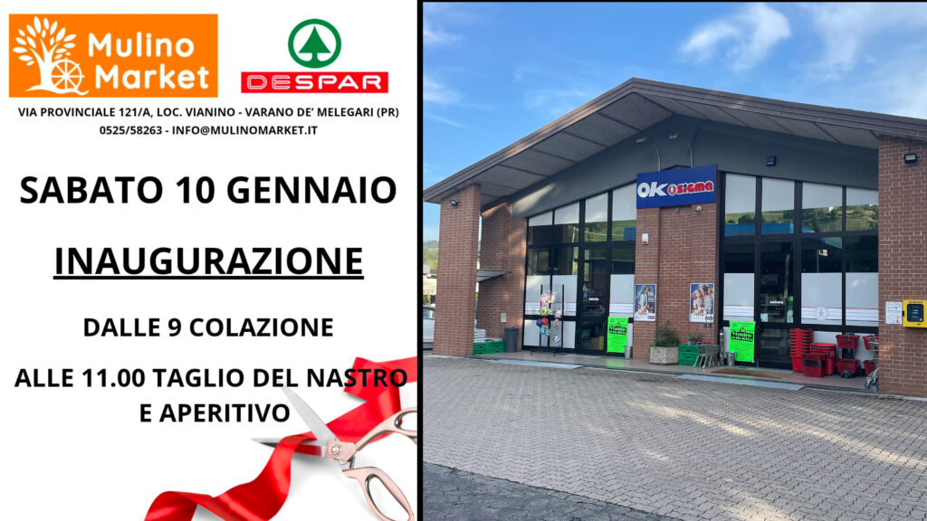 Mulino Market 10 Gennaio