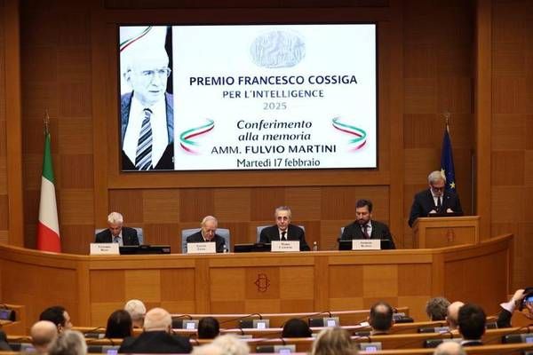 PREMIO COSSIGA 2025 INTELLIGENCE A AMMIGLIO FULVIO MARTINI