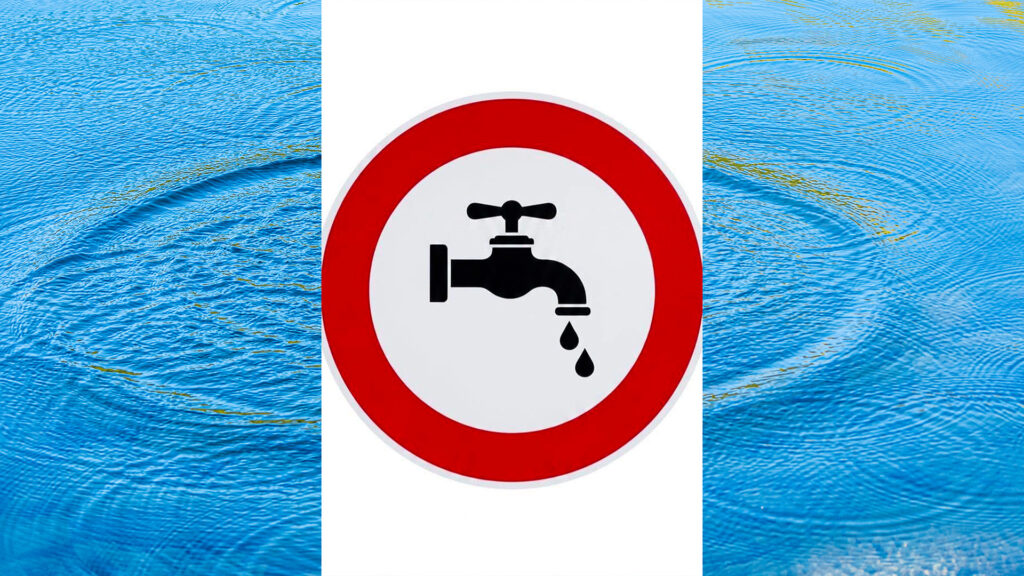 DIVIETO USO ACQUA