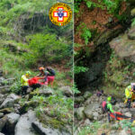 Passo del Lagastrello – recuperato un fungaiolo precipitato in canalone impervio