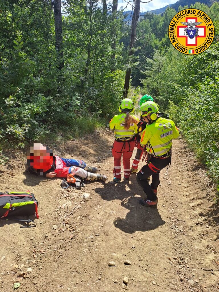 Corniglio soccorso un biker